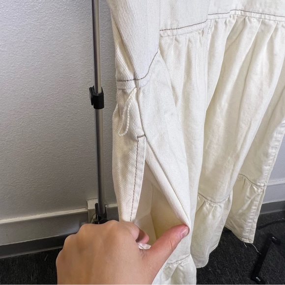 Ava & Viv Women’s Cream Plus Size Button-Down Dress Size 1X - Picture 8 of 11